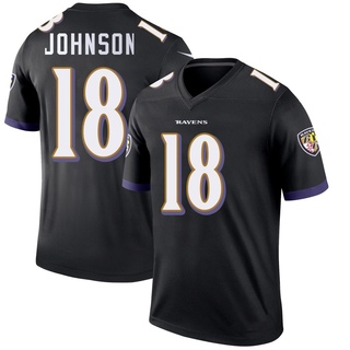 Legend Diontae Johnson Men's Baltimore Ravens Jersey - Black