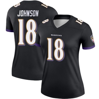 Legend Diontae Johnson Women's Baltimore Ravens Jersey - Black