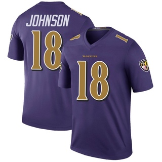 Legend Diontae Johnson Youth Baltimore Ravens Color Rush Jersey - Purple
