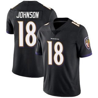 Limited Diontae Johnson Men's Baltimore Ravens Alternate Vapor Untouchable Jersey - Black