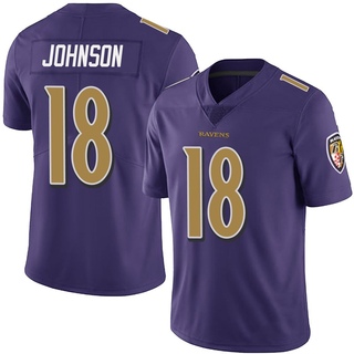Limited Diontae Johnson Youth Baltimore Ravens Team Color Vapor Untouchable Jersey - Purple