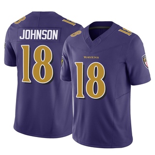 Limited Diontae Johnson Youth Baltimore Ravens Vapor F.U.S.E. Jersey - Purple
